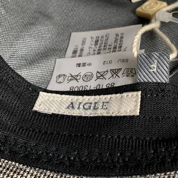 AIGLE Size S Grey Houndstooth GORE-TEX Fedora Hat - Picture 7 of 7